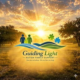 Guiding Light Autism Family Support Logo